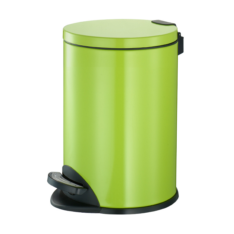 Caixote de lixo com pedal de quatro cores com aço inoxidável para quarto de hóspedes (KL-010A)